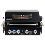 Smart Four Burner Built-In BBQ Black 401WB-BLK hero image