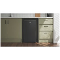 Haier 300 Series 90L Bar Fridge Black HRF90UG2 hero image