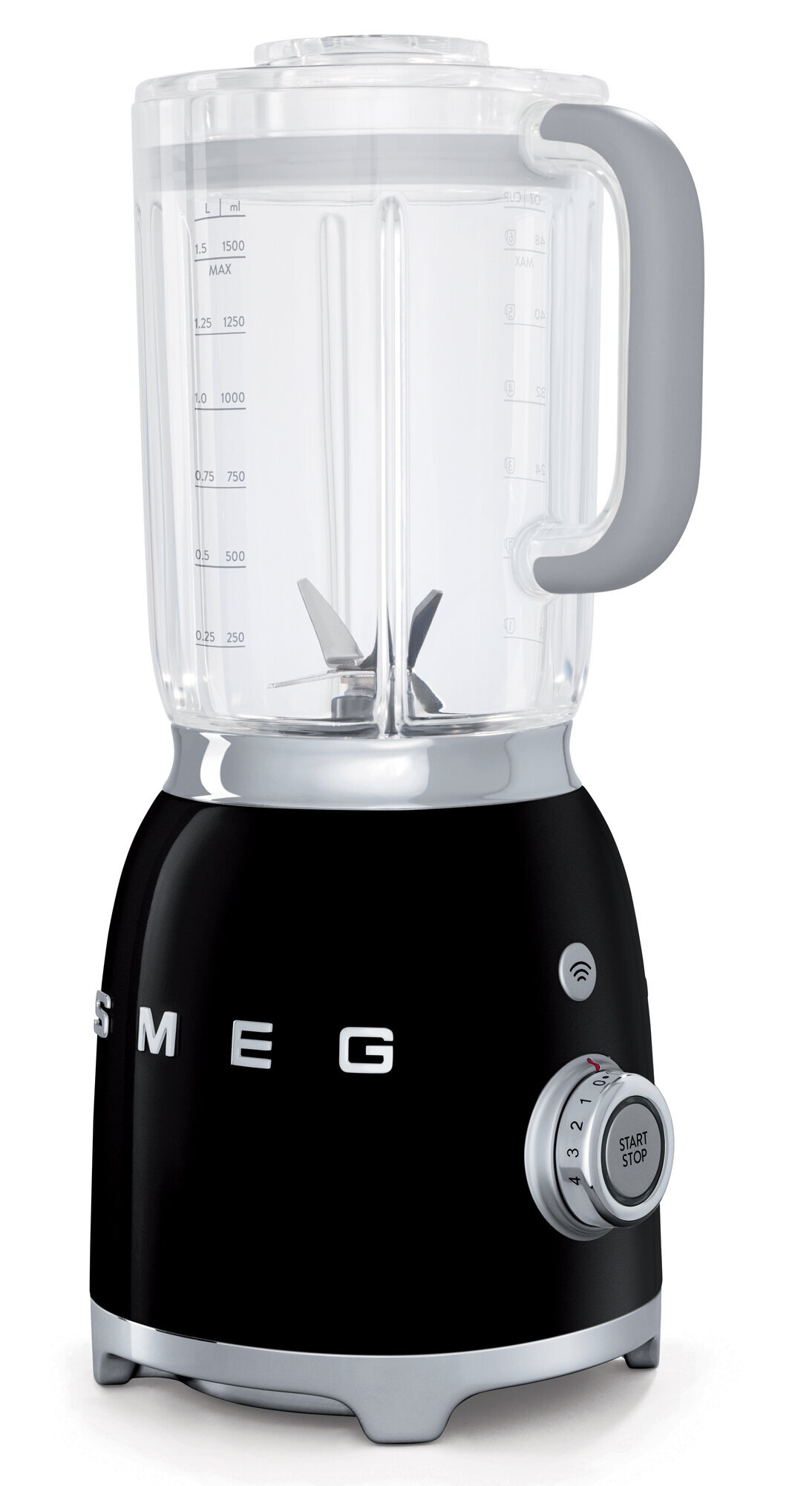 Smeg 50s Retro Style Blender Black BLF01BLAU hero image