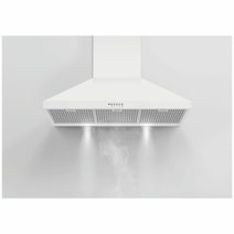 Fisher & Paykel Series 7 90cm Pyramid Chimney Wall Canopy Rangehood White HC90PCW1 hero image