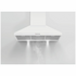 Fisher & Paykel Series 7 90cm Pyramid Chimney Wall Canopy Rangehood White HC90PCW1 image NaN