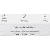 Cortex 35KG Endurashell Weight Plate Set CSST-WPSECSET-H hero image