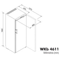 Liebherr 195 Bottle Wine Storage Cabinet WKB4611 hero image
