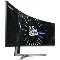 Samsung 49 Inch Curved QLED Monitor with Dual QHD LC49RG90SSEXXY hero image