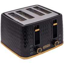 Westinghouse Kettle and Toaster Pack Black Gold 1.7L Kettle, 4 Slice Toaster WHKTPK13KG hero image