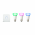 Philips Hue Smart Light Triple E27 Colour Starter Pack with Bridge - HUEKITMK3 image NaN
