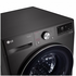 LG Series 9 12kg/8kg Front Load Washer Dryer Combo with Steam Black WVC9-1412B image NaN