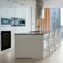 LeCavist 28 Bottle Single Zone Wine Fridge LCCV28B hero image