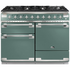 Falcon 110cm Elise Freestanding Dual Fuel Oven/Stove Mineral Green and Nickel ELS110DFMGN image NaN