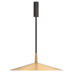 CTO Lighting Tinto Medium Pendant with Bronze Drop Rod - Satin Brass TINPEMSBBZ hero image