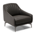 Natuzzi Editions Felicita Charcoal Armchair Leather CHAIRC01415WQ image NaN