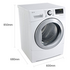 LG TD-C801H 8kg Condenser Dryer with Heat Pump image NaN