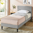 Zinus Liam Classic Home Single Upholstered Bed Base Light Grey AU-FPPPLG-12S image NaN