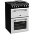 Belling 60cm Mini Richmond White Dual Fuel Freestanding Oven BMR60DODFW image NaN