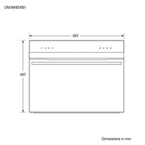 Fisher & Paykel OM36NDXB1 45cm Compact Built-in Combination Microwave Oven 1000W hero image
