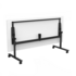 OLG Agile Flip Table 2100x900 White Worktop with Black Frame OG_AGFLIP219B_W image NaN