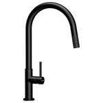 Abey Schock Talia Pull Out Kitchen Mixer Tap with Jet Spray Black 536120B hero image
