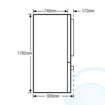 LG GRD907SL 907L 3 Door Fridge hero image