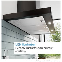 Bosch 90cm Series 6 Canopy Rangehood Matt Black DWB97DN65A hero image