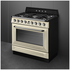 Smeg 90cm Victoria Dual Fuel Cream Freestanding Oven TRA90GMP image NaN