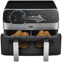 Beko 9.5L Dual Airfryer FRL6488 hero image
