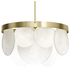 CTO Lighting Sasha Pendant Light - Satin Brass with Fritted Glass SASPEOSBFG image NaN