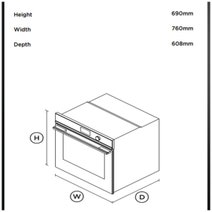 Fisher & Paykel 76cm Series 9 Stainless Steel Pyrolytic Oven OB76SDPTDX2 hero image