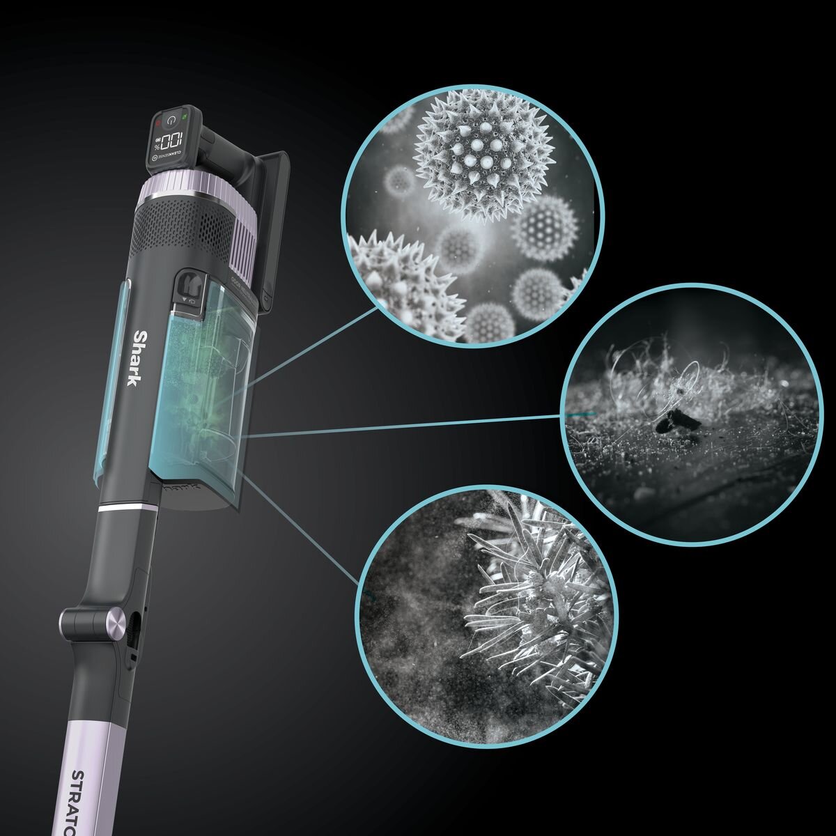 Shark Stratos Cordless Pet Pro Vacuum with Clean Sense IQ IZ400 hero image