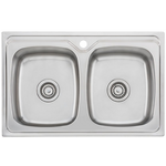 Oliveri EE23TU Endeavour Double Bowl Universal Sink hero image