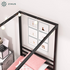 Zinus Patricia Single Metal Canopy Bed Frame Black AU-CPBF-S image NaN