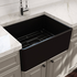 Turner Hastings Novi 60 x 46 Fine Fireclay Single Bowl Butler Sink Matte Black NO60FS-MB image NaN