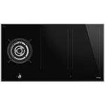 Smeg 90cm Gas / Induction Classic Natural Gas Cooktop SAIG3953B hero image