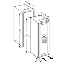 Liebherr Monolith 100 Bottle Integrated Multi Zone Wine Fridge EWPH9670RH hero image