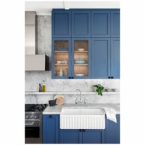 Turner Hastings Novi 85 X 46 Fine Fireclay Double Bowl Butler Sink Gloss White NO85FS hero image