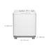 Haier XPB60-287S 6kg Top Load Twin Tub Washing Machine image NaN