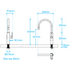Billi Home BC with Gooseneck Multifunction Mixer Tap Brushed 915000GBR image NaN