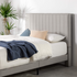 Zinus Debi Queen Upholstered Bed Base Light Grey AU-FHVP-LG-Q image NaN