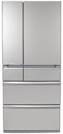 Mitsubishi Electric 743L WX Series 6 Door Multi Drawer Fridge MR-WX743C-S-A hero image