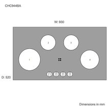Chef CHC944BA 90cm Ceramic Cooktop hero image