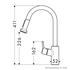Hansgrohe 14864003 Talis S2 Variarc Single Lever Kitchen Mixer Tap image NaN