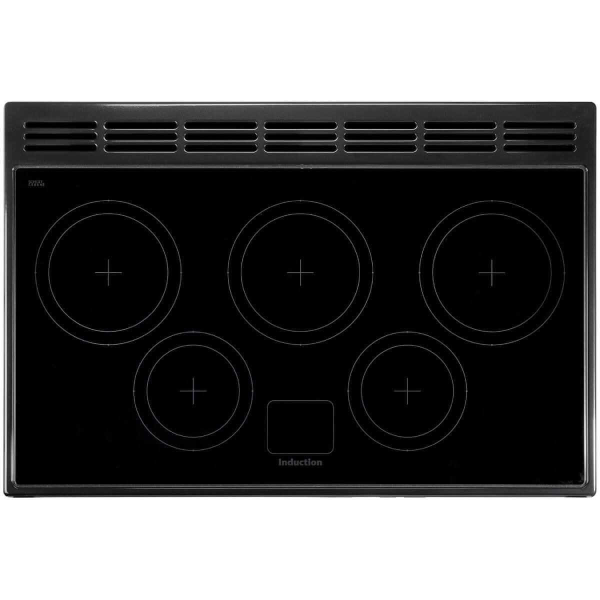 Falcon 90cm Classic FX Induction Freestanding Oven/Stove Slate and Brass CLA90FXEISL-BR hero image