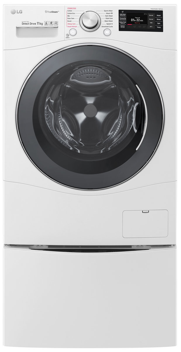 LG TWIN171611C 11kg Front Load Washing Machine with 2.0kg Mini Washer hero image
