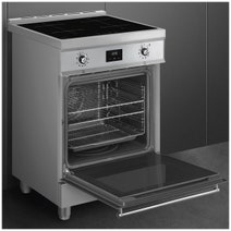 Smeg 60cm Stainless Steel Induction Freestanding Oven C6IPXT2 hero image