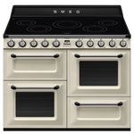 Smeg 110cm Victoria Freestanding Cooker with Induction Hob Panna Cream TR4110IP2 hero image