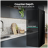 Hisense 417L Bottom Mount Fridge Charcoal HRBM419B image NaN
