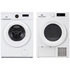 Mykin 6kg Front Load Washer & 8kg Heat Pump Dryer White Package (Not Stackable) MFLW600WMHPD800W image NaN