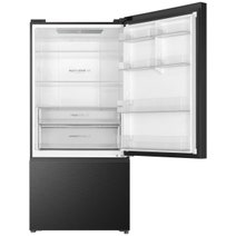 Haier 517L 500 Series Refrigerator Bottom Freezer Matte Black HRF510BEC hero image