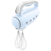 Smeg 50s Retro Style Hand Mixer Pastel Blue HMF01PBAU hero image