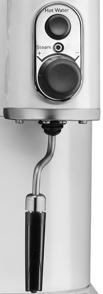 KitchenAid Espresso Machine Frosted Pearl 5KES2102AFP hero image