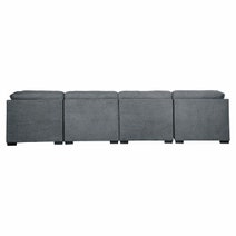 Ostro Hunter Modular Lounge with Storage Ottoman Charcoal Y401MODBEL39 hero image